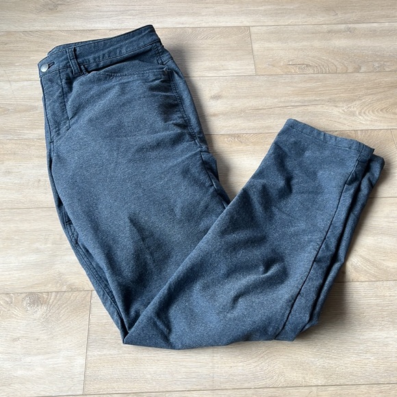 Lululemon Grey Pants Size 32 - Picture 1 of 5